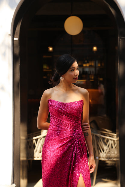 Fuchsia Gown